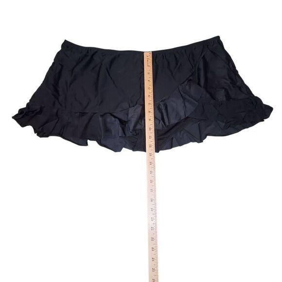 Catalina Black Skirted Swim Bottom Skirt Sixes 2X (22W-24W) BOTTOMS ONLY - Picture 5 of 6